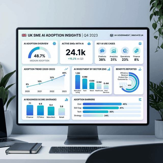 UK Local-Service SME AI Adoption: Key Stats (2023–2026)